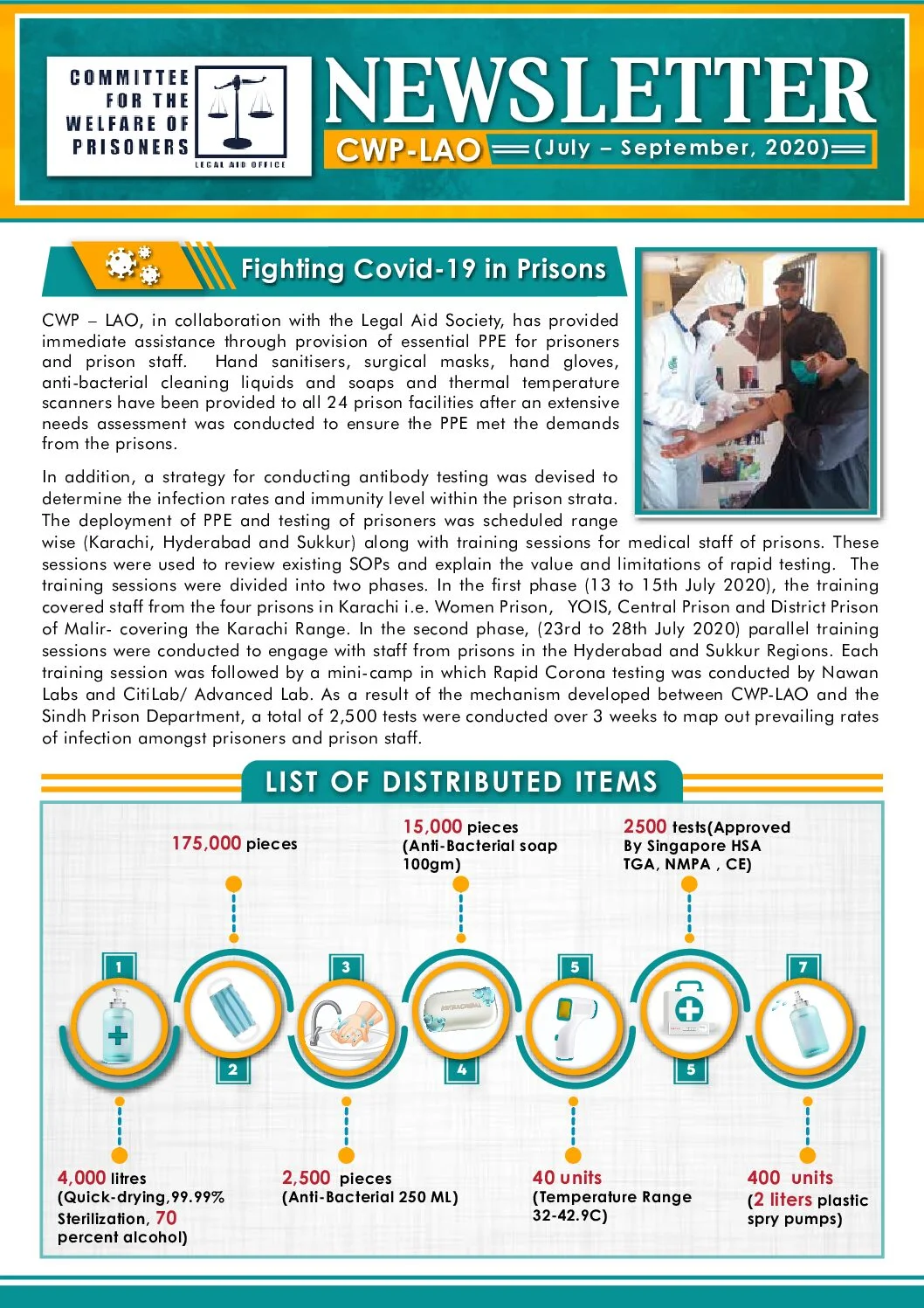 13th LAO Newsletter – July September 2020