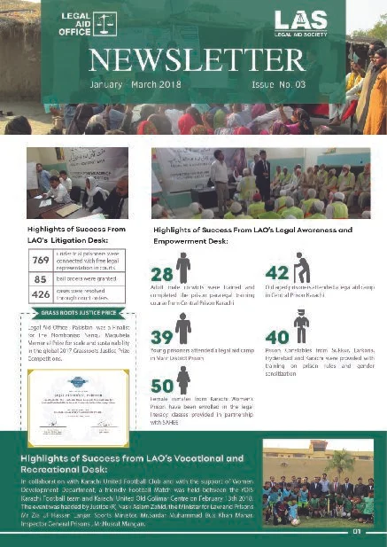 LAO Newsletter Jan Mar 2018