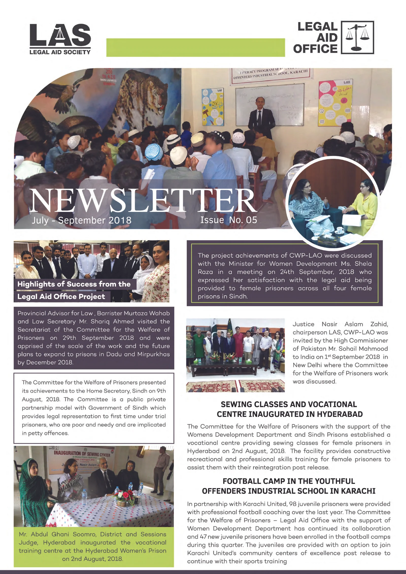 LAO Newsletter Jul Sep 2018
