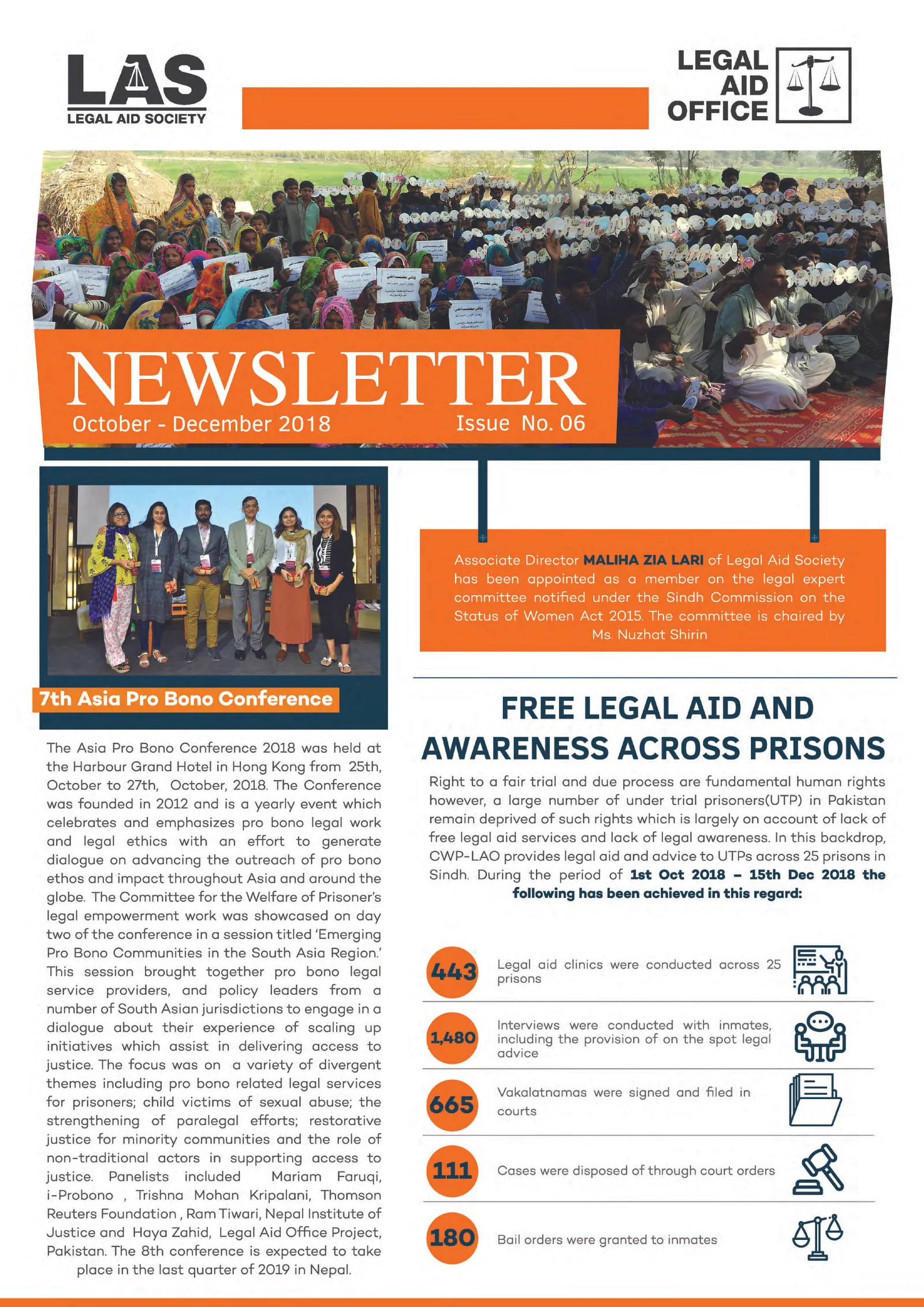 LAO Newsletter Oct Dec 2018